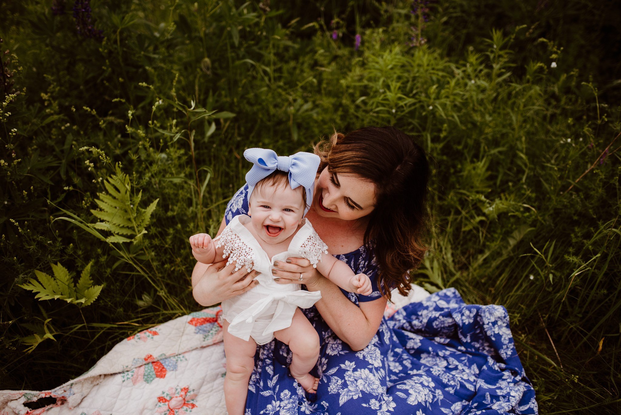Lupine Photography Bangor Maine Mommy & Me Baby Dress Bow