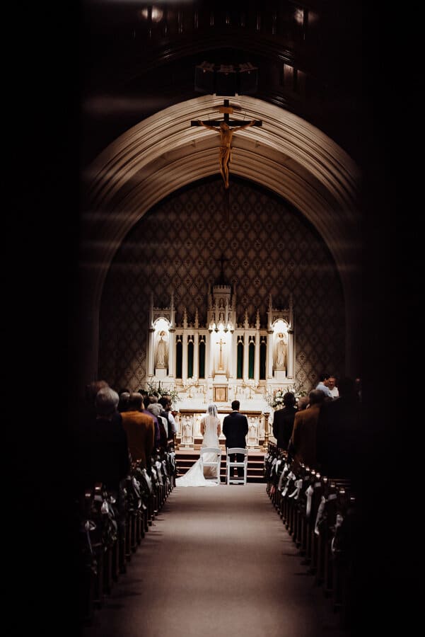Couple marrying at St Marys Church augusta