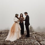 Bar harbor mountain elopement