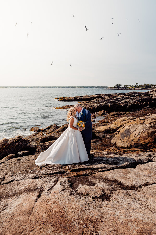 Maine wedding photography Boothbay harbor mine oyster