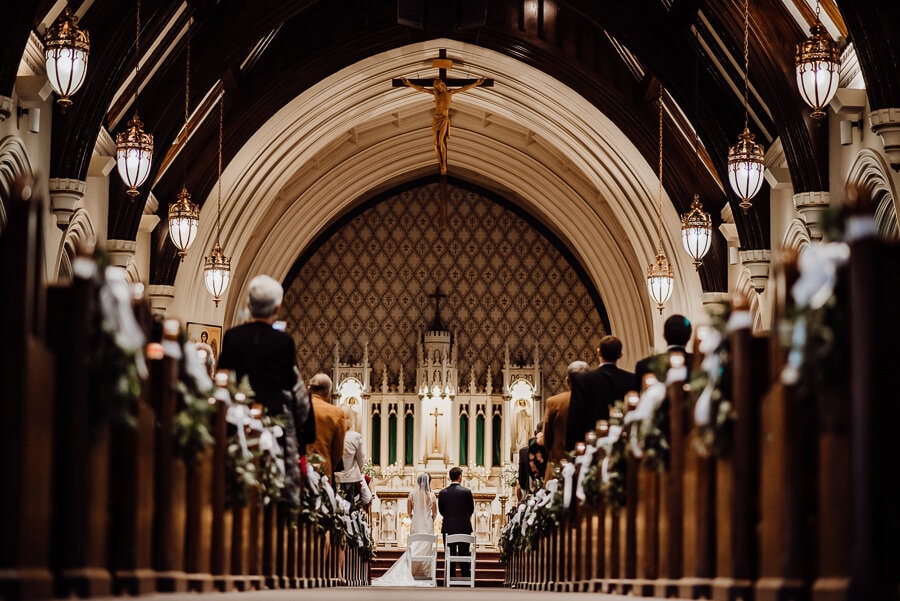 Wedding photography at st marys church