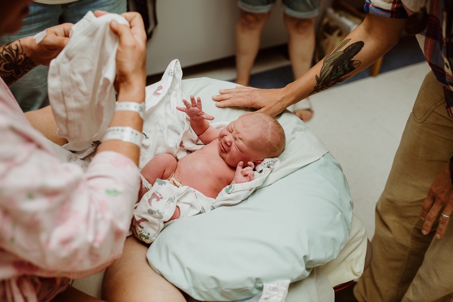 Mayo Regional Hospital Birth Photography Labor Deliver Baby Newborn