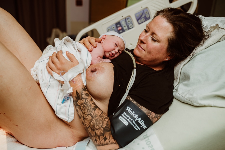 Mayo Regional Hospital Birth Photography Labor Deliver Baby Newborn