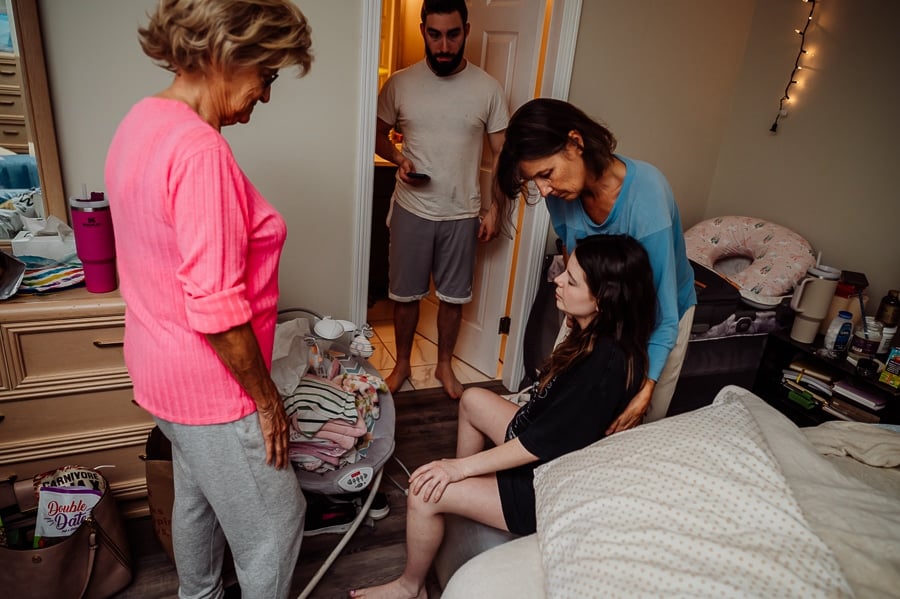 Giving birth at home with a Maine midwife