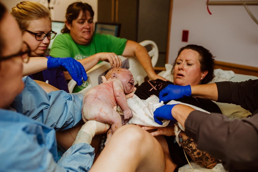 Mayo Regional Hospital Birth Photography Labor Deliver Baby Newborn