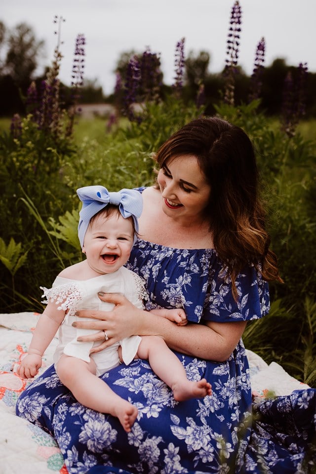Lupine Photography Bangor Maine Mommy & Me Baby Dress Bow