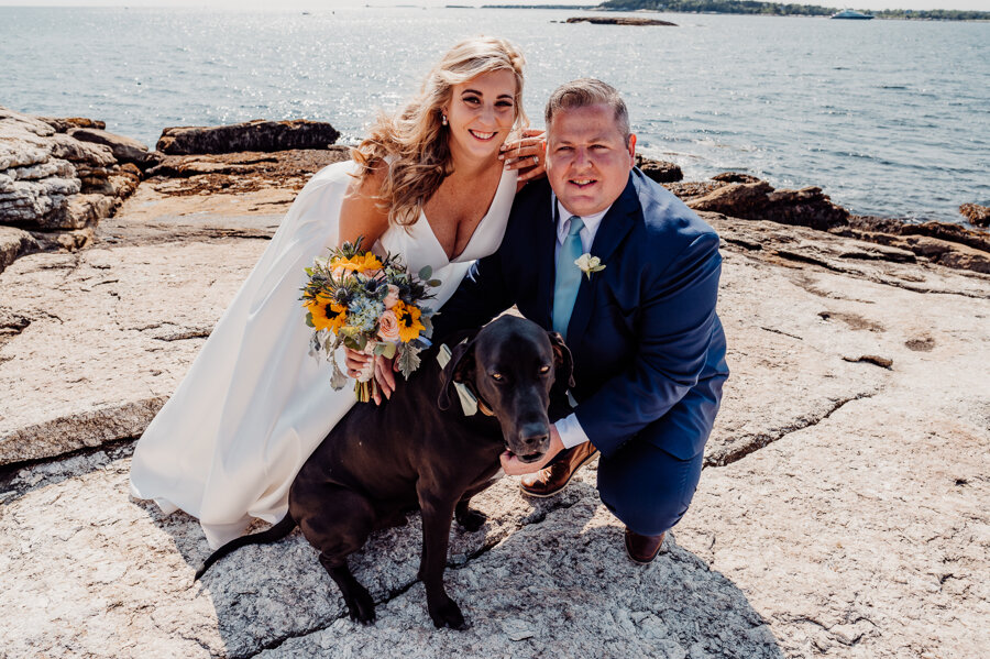 Maine wedding photography Boothbay harbor mine oyster