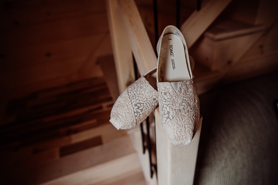 Toms lace wedding shoes