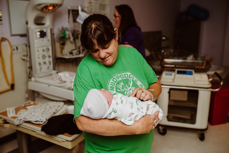Mayo Regional Hospital Birth Photography Labor Deliver Baby Newborn