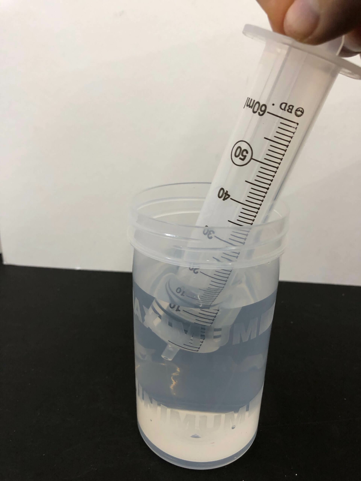 Suck from Humidifier Tank