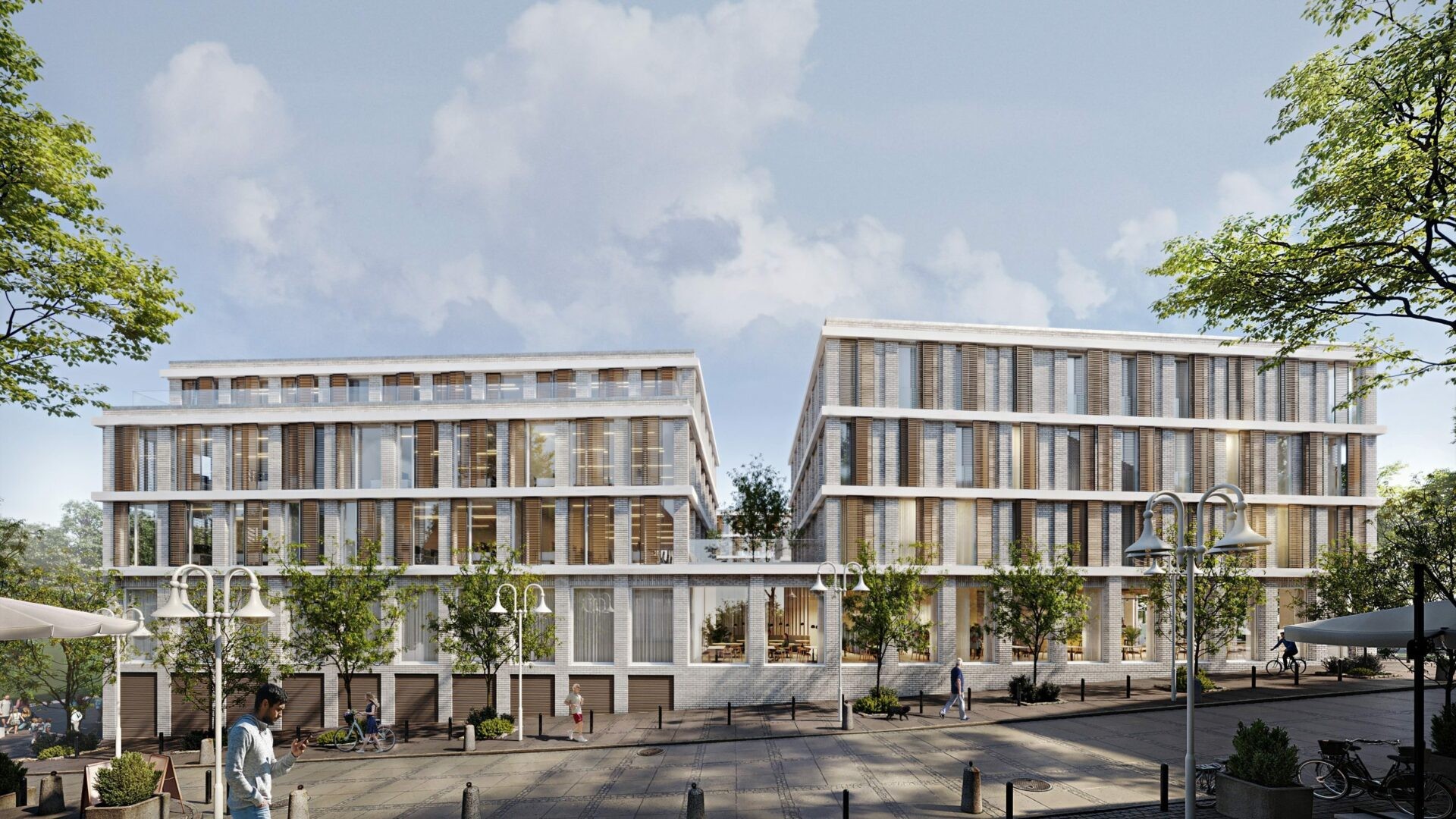 Renderings of Medicampus in German press