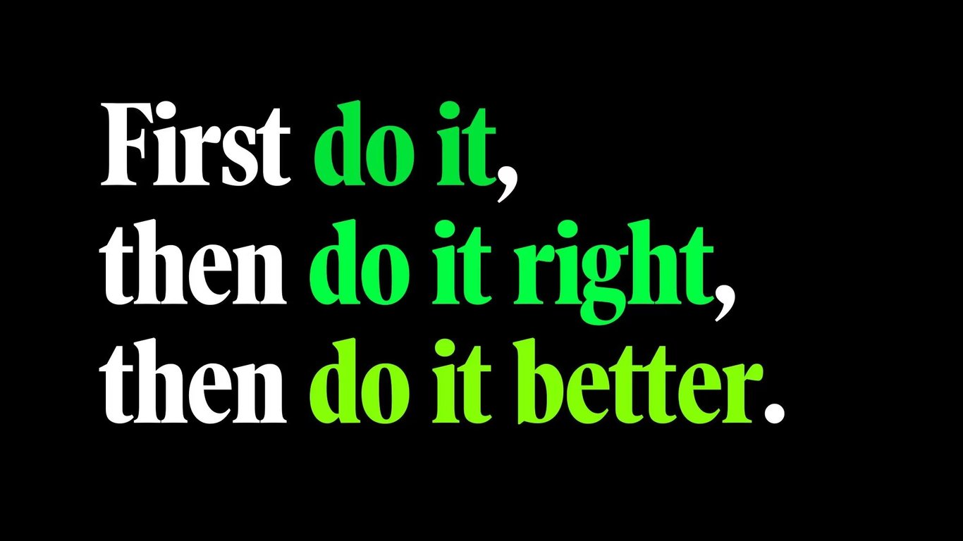 Just do it
