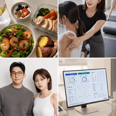 바이오해킹 10주 프로젝트 - 정밀 검사부터 식단·운동·수면 맞춤형 루틴까지 이미지
