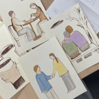 미니 더미북을 만들어 초안 짓기