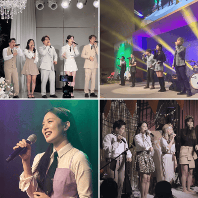 오직 목소리만으로 만드는 하모니, 아카펠라 무대 서기 이미지