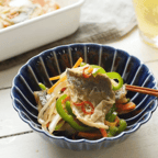 가츠오다시와 쯔유를 이용한 요리 “아지난방츠케와 메밀김밥” 