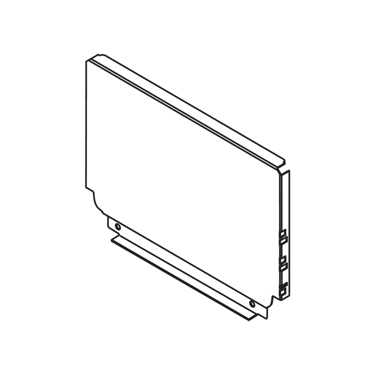 Stahlrückwand TANDEMBOX