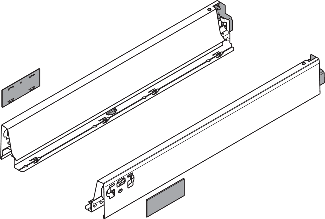 TANDEMBOX antaro Zarge NL=400