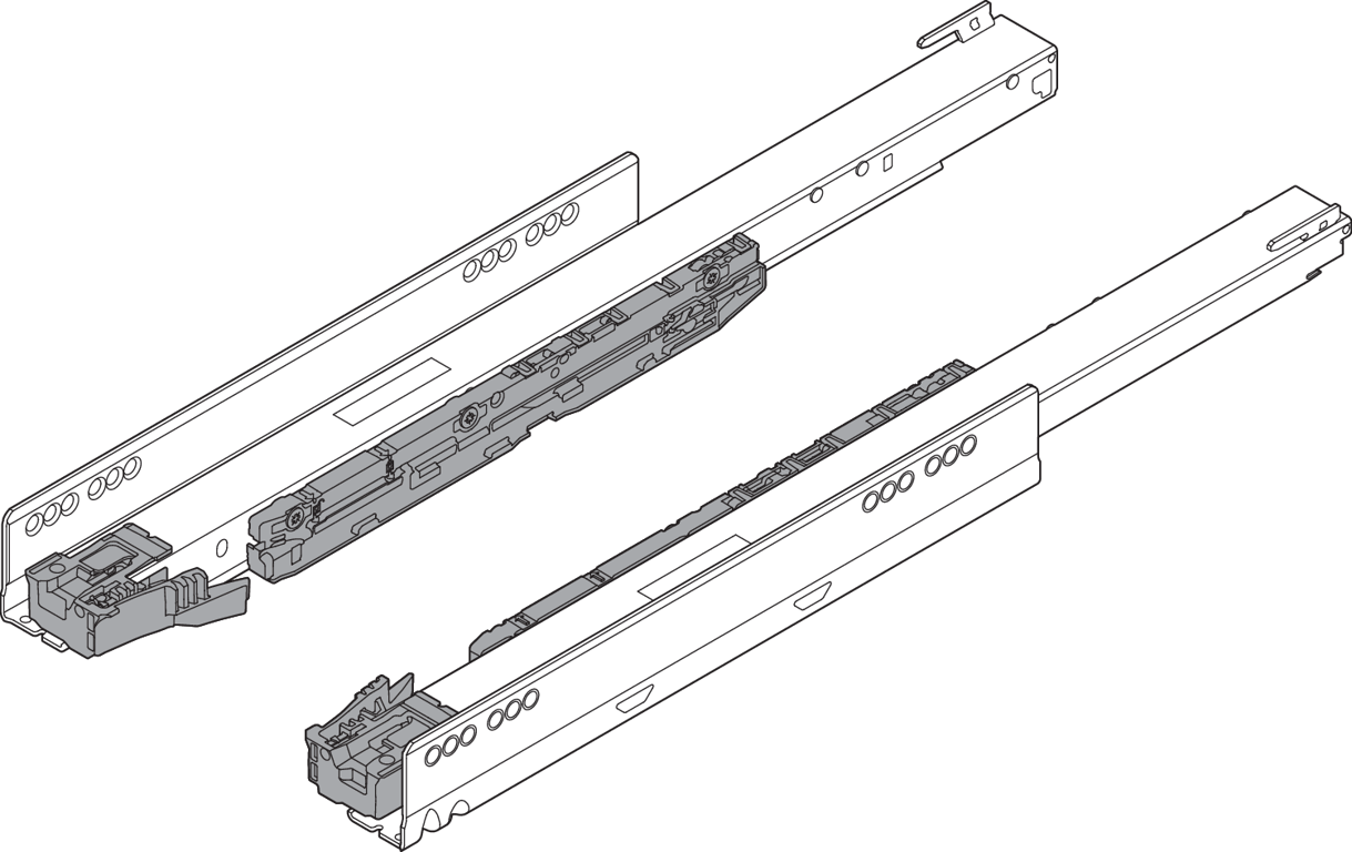 LEGRABOX Führung S 40kg NL=270