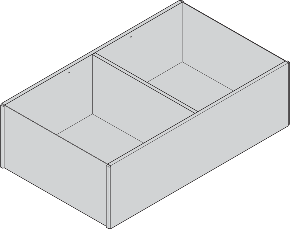 AMBIA-LINE Rahmen Holz NL=400