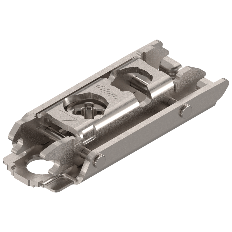 CLIP-Montageplatte gerade 0mm