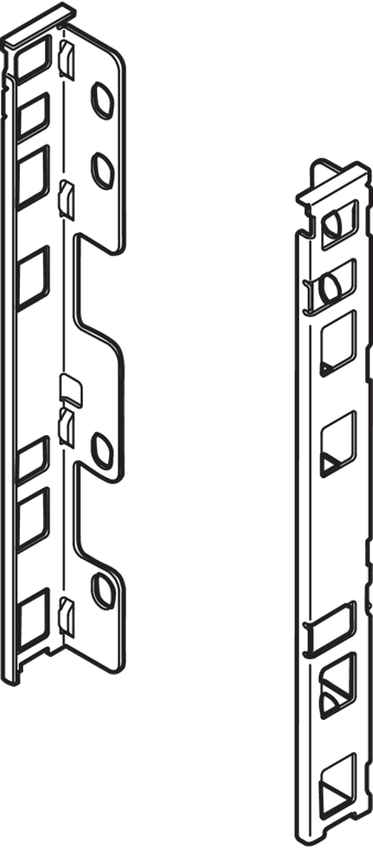 LEGRABOX Holzrückwandhalter