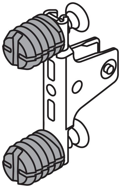 LEGRABOX Frontbefestigung