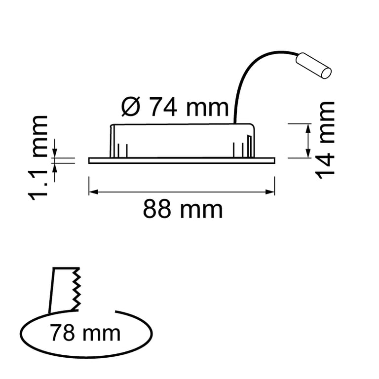Mesa Spin CCT 78, 5W/24V DC