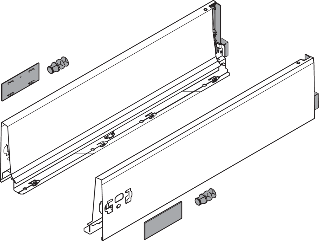 TANDEMBOX antaro Zarge NL=270