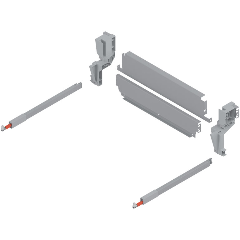 TANDEMBOX Stahlrückwände für Mülllösung