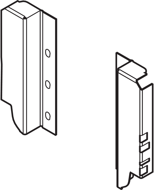 TANDEMBOX Holzrückwandhalter