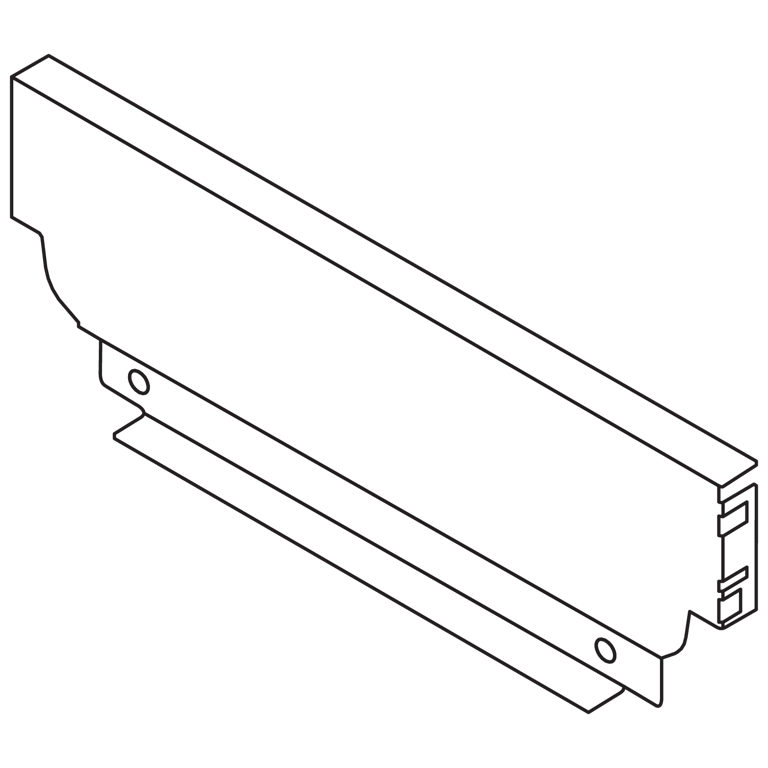 Stahlrückwand zu Box-Systeme