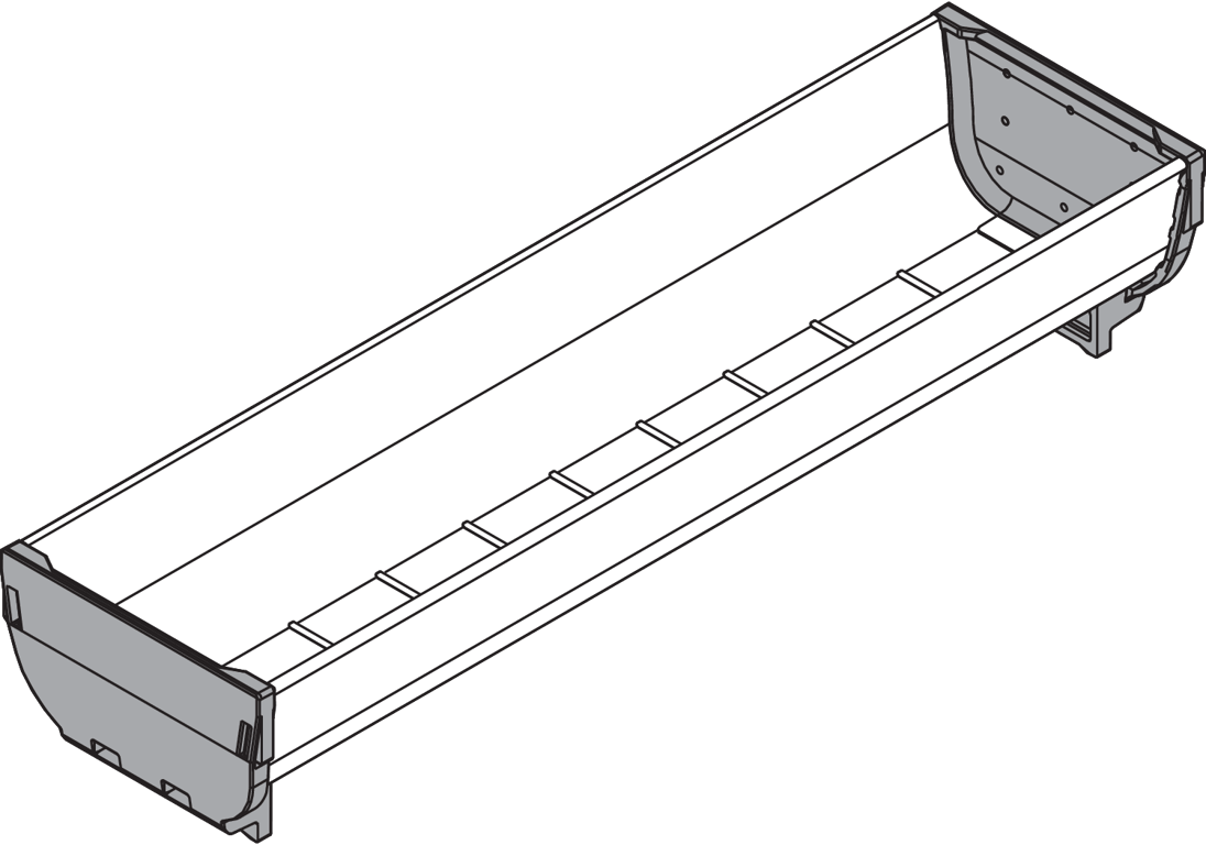 ORGA-LINE Schale 88x352 mm