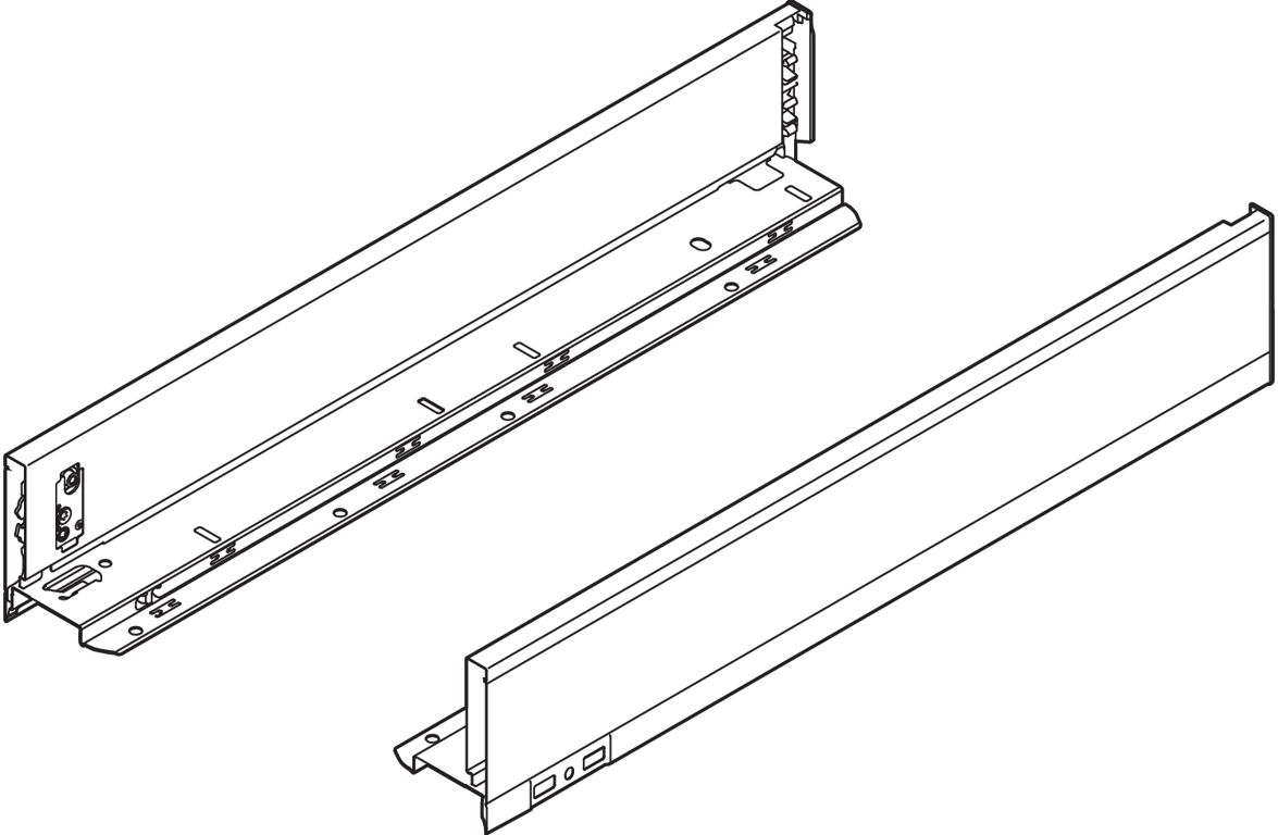 LEGRABOX pure Zarge NL = 550