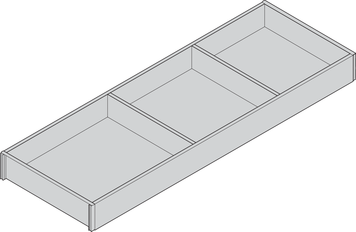 AMBIA-LINE Rahmen Holz NL=600