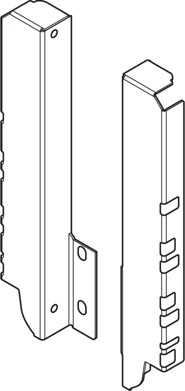 TANDEMBOX Holzrückwandhalter