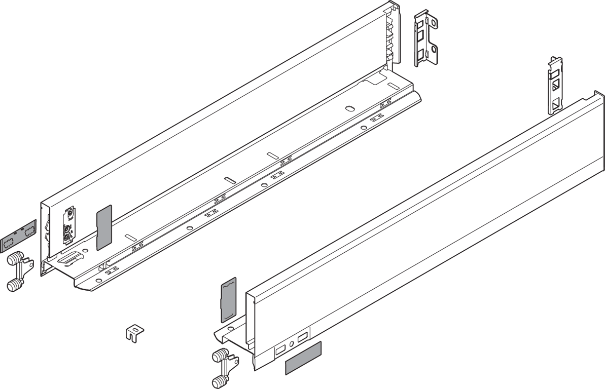 LEGRABOX pure Zarge NL = 300
