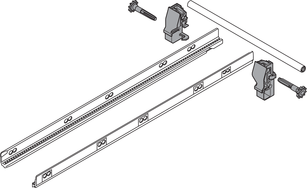 Seitenstabilisierung zu 500mm