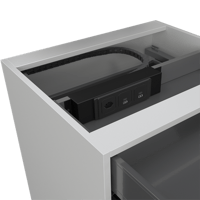 Media - Schubladeneinsatz UnaK mit Kabelführungskette