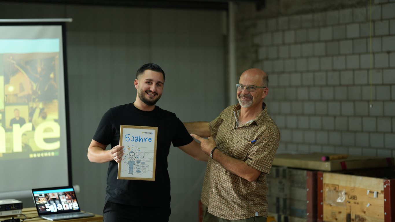 Jubiläum Harun Jakupi Beat Bucher AG