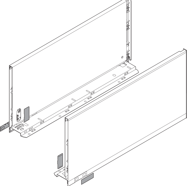 LEGRABOX pure Zarge NL = 550