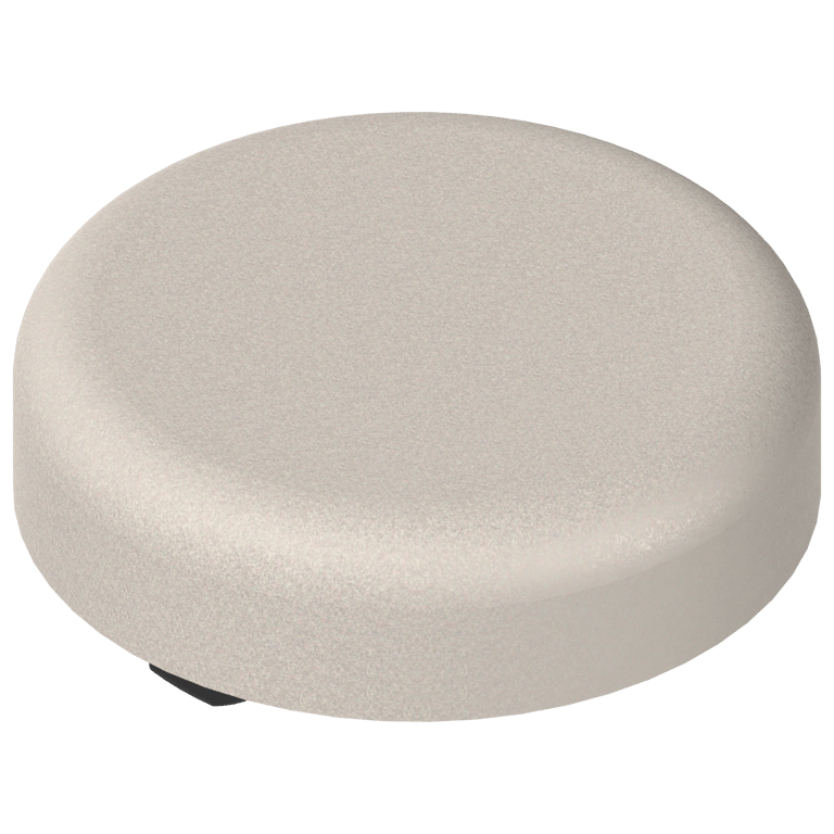 Abdeckkappe rund, matt-nickel