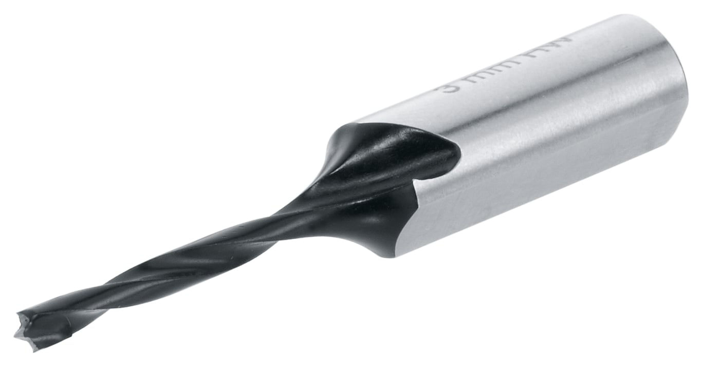 Bohrer 3 mm, rechts, schwarz