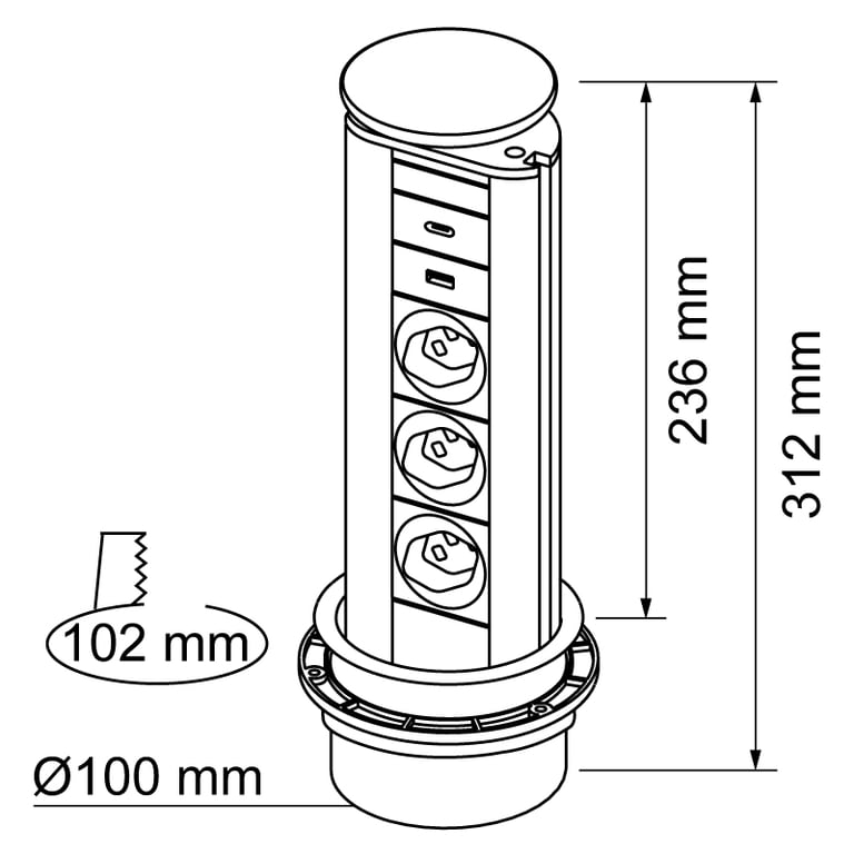 Power Management 6 Alufarbig