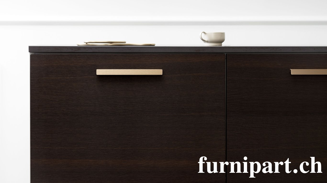 furnipart Schweiz - über 1200 Griffen, Griffknöpfen und Griffleisten erhältlich.