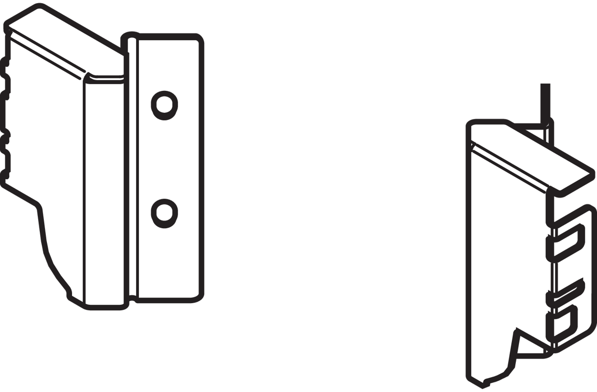 TANDEMBOX Holzrückwandh. 45°
