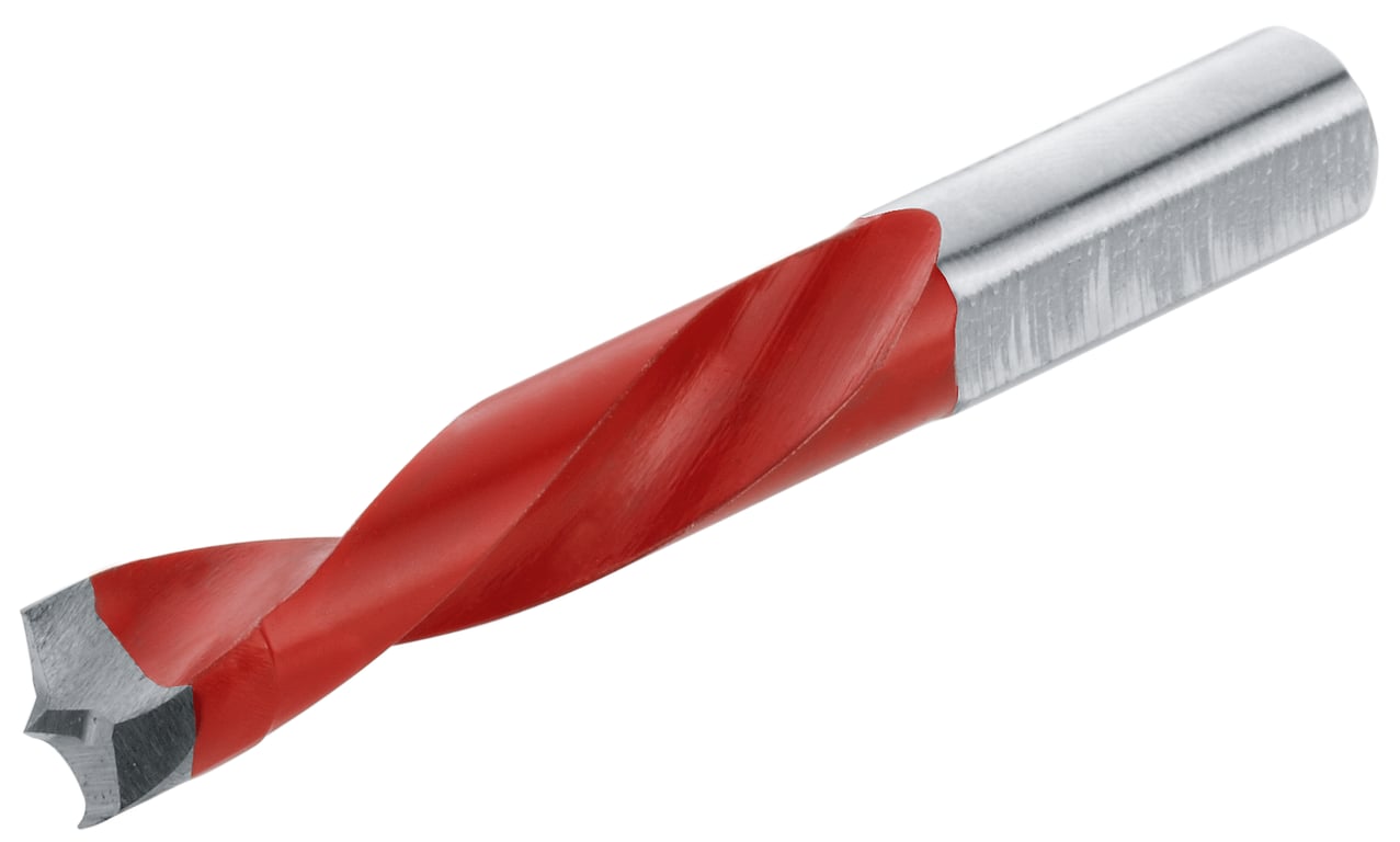 Bohrer 10 mm, links, rot