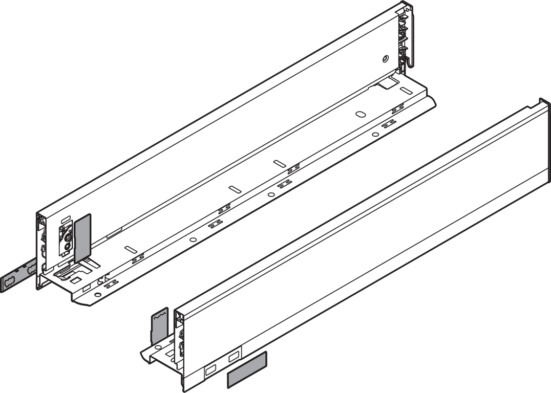 LEGRABOX pure Zarge NL = 270
