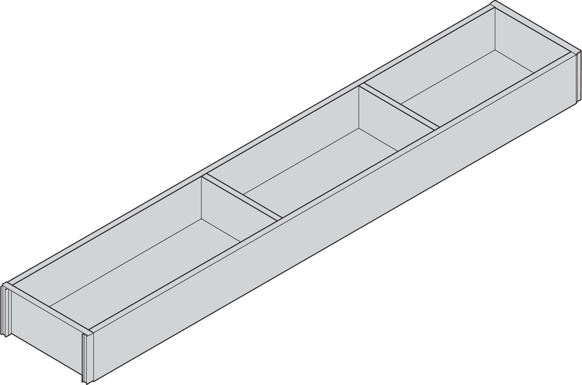 AMBIA-LINE Rahmen Holz NL=600