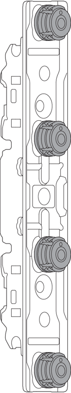 AVENTOS Frontbefestigung